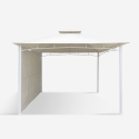 Gazebo 3,3x3,3 metri giardino bar veranda mercato pagoda Antigua uv Catalogo