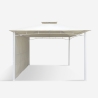 Gazebo 3,3x3,3 metri giardino bar veranda mercato pagoda Antigua uv Catalogo