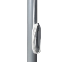 Parasol de jardin droit 3x3 aluminium carré bar hôtel Marte 