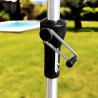 Gartenschirm 3m Sonnenschirm Garten Café Alu mittelmast Achteckig Eden