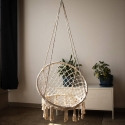 Amaca sospesa con cuscino in cotone Luxory Round Vendita