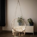 Hamac suspendu avec coussin en coton Luxory Round Vente