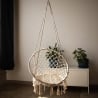 Hamac suspendu avec coussin en coton Luxory Round Vente