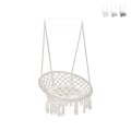 Hamac suspendu avec coussin en coton Luxory Round Promotion