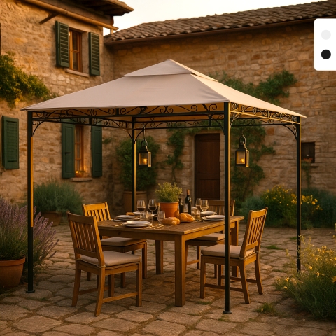 Gazebo 3x3 metri giardino...
