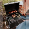 Barbecue au charbon avec roues, 2 grilles et couvercle Austin Vente