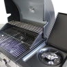 Barbecue à gaz en acier inoxydable 3 brûleurs + 1 Davis Catalogue