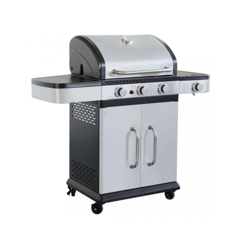 Barbecue a gas in acciaio inox 3 fuochi + 1 Davis Promozione