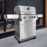 Gasgrill aus Stahl mit 3 Brennern und Seitenkocher Montana Verkauf