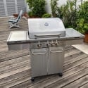 Barbecue à gaz 4 brûleurs en acier inoxydable Texas Vente