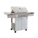 Barbecue à gaz 4 brûleurs en acier inoxydable Texas Promotion