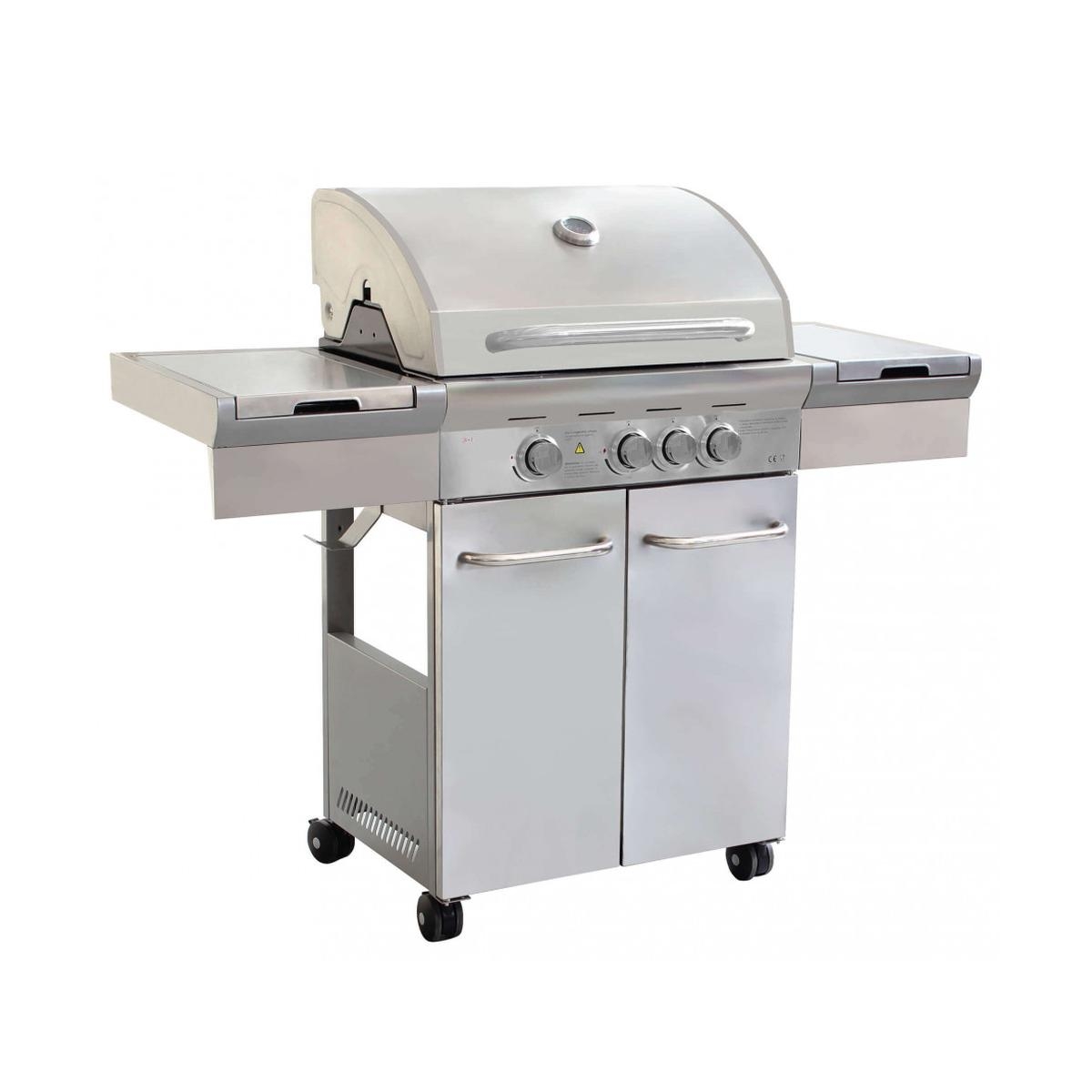 Barbecue a gas 4 fuochi in acciaio inox Texas Promozione