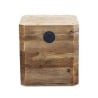 Coffre de rangement en bois 52x48x55cm Irving Offre