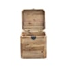 Coffre de rangement en bois 52x48x55cm Irving Remises