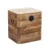 Coffre de rangement en bois 52x48x55cm Irving Vente
