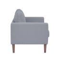 Canapé 2 places moderne en coton 137x73x82cm Ramsey Dimensions