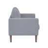 Canapé 2 places moderne en coton 137x73x82cm Ramsey Dimensions