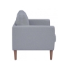 Divano 2 posti moderno in cotone 137x73x82cm Ramsey Caratteristiche