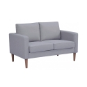 Divano 2 posti moderno in cotone 137x73x82cm Ramsey Prezzo