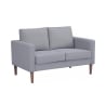 Canapé 2 places moderne en coton 137x73x82cm Ramsey Achat