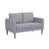 Divano 2 posti moderno in cotone 137x73x82cm Ramsey Prezzo