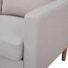 Canapé 3 places moderne avec pieds effet bois Ramsey Achat