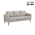 Moderner 3-Sitzer-Sofa mit Holzoptik-Beinen Ramsey Aktion