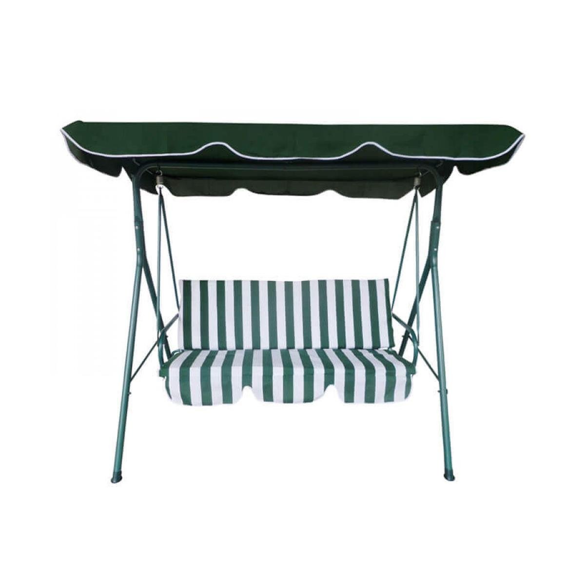 Balancelle de jardin avec coussins déhoussables Green Promotion Balancelle de jardin avec coussins déhoussables Green Promotion