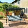 Balancelle de jardin avec coussins déhoussables Green Vente