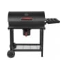 Barbecue à charbon en acier avec roues, couvercle, 2 grilles Tennessee Offre