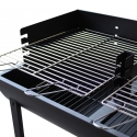 Barbecue a carbonella con ruote e 2 griglie regolabili Wisconsin Sconti