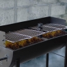 Barbecue à charbon avec roues et 2 grilles réglables Wisconsin Vente
