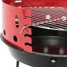 Barbecue a carbonella portatile rotondo griglia Ø36cm Camping Sconti