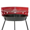Barbecue à charbon portable rond grille Ø36cm Camping Remises