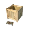Jardinière 40x40 cm en bois de pin traité Edelia Vente