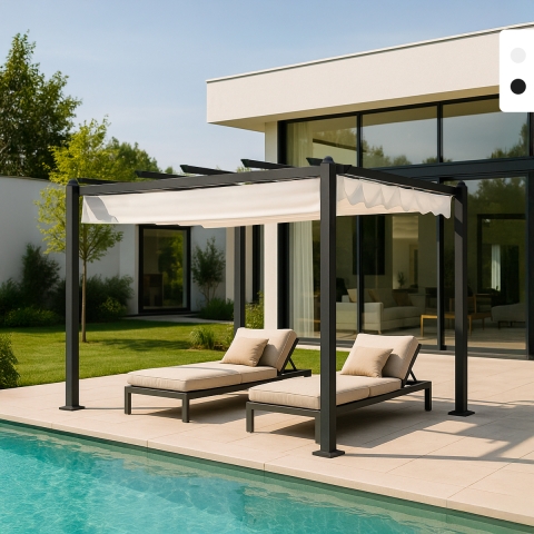 Gazebo quadrato 3x3 metri...