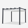 Pavillon 3 x 3 Meter Quadratisch Aluminium für Garten Café Hotel Restaurant Firenze Sales