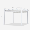 Pavillon 3 x 3 Meter Quadratisch Aluminium für Garten Café Hotel Restaurant Firenze Kauf