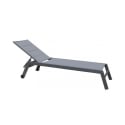 Chaise longue de jardin à roulettes en aluminium Formentera Caractéristiques