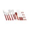Coffret d'outils barbecue 18 pièces avec manche en bois Offre
