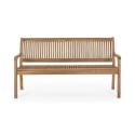 Banc de jardin en bois d'acacia 3 places Lidia Vente