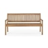 Banc de jardin en bois d'acacia 3 places Lidia Vente