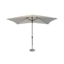 Parasol de jardin 2x3m en polyester blanc Poly Promotion