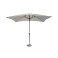 Parasol de jardin 2x3m en polyester blanc Poly Promotion