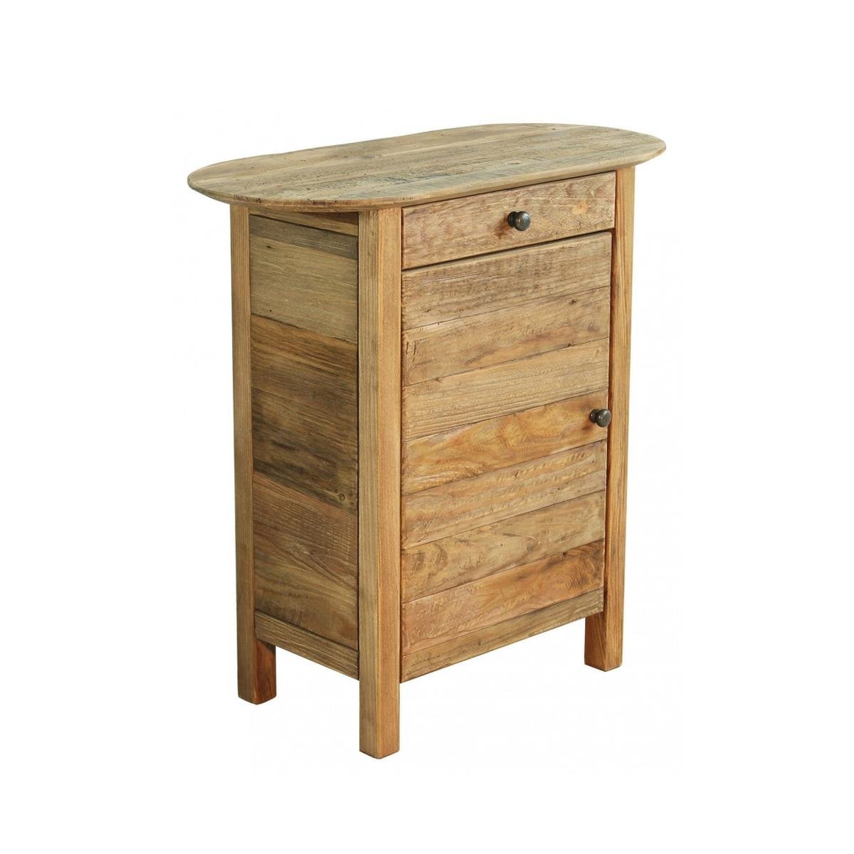 Table de chevet en bois avec porte et tiroir Farran Promotion Table de chevet en bois avec porte et tiroir Farran Promotion