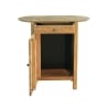 Table de chevet en bois avec porte et tiroir Farran Vente