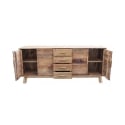 Buffet en bois de pin recyclé avec 4 tiroirs Heron Remises