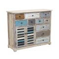 Buffet commode shabby chic en bois multicolore Greg Promotion