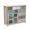 Buffet commode shabby chic en bois multicolore Greg Promotion