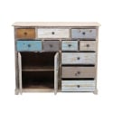 Buffet commode shabby chic en bois multicolore Greg Remises